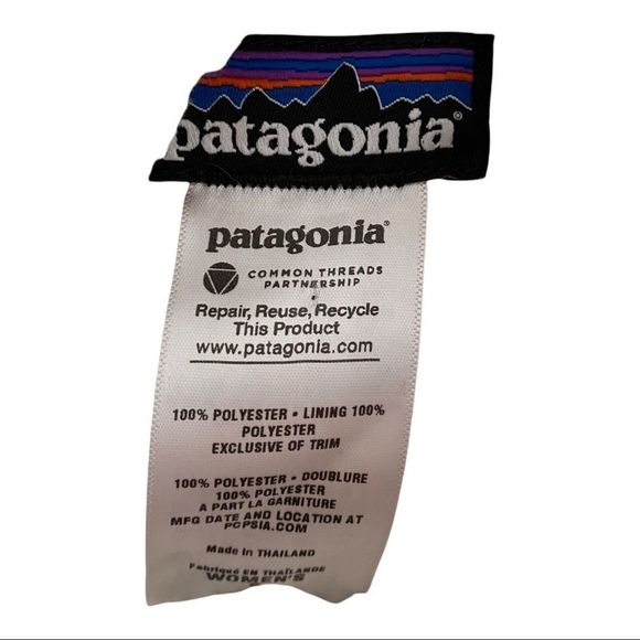 Patagonia Pelage faux fur Jacket beige small EUC - Picture 5 of 7